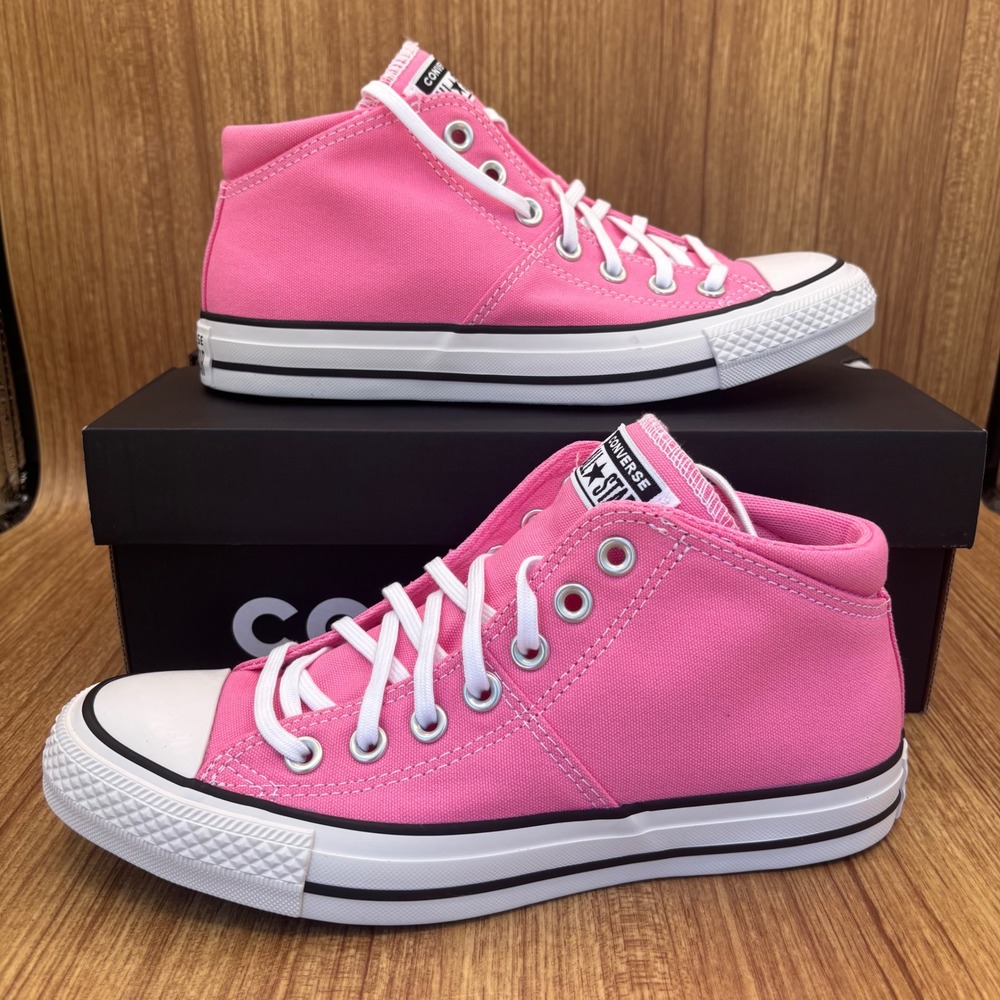 NEW Converse CTAS Madison Mid Womens Size 8 Pink NEW A16066F Canvas Sneakers